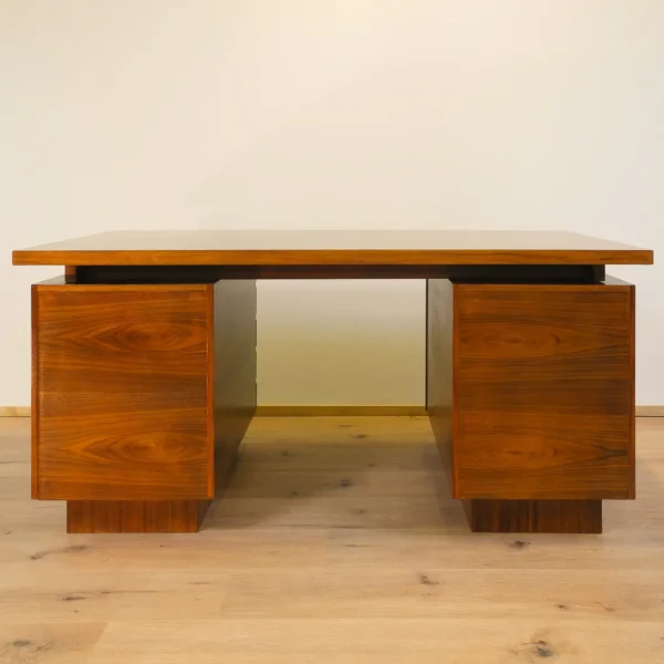 Schreibtisch Nussbaum 1960er Jahre Mid-century Modern Design Style Retro Möbel