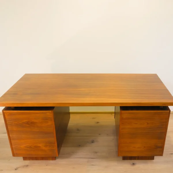 Schreibtisch Nussbaum 1960er Jahre Mid-century Modern Design Style Retro Möbel