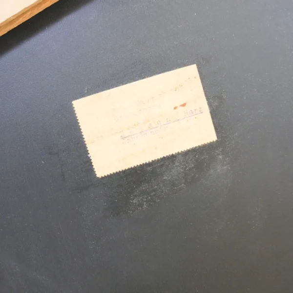 Organisch Geformter Wandspiegel Buche Gebeizt 1950er Jahre Mid-century Modern Design Style Retro Möbel