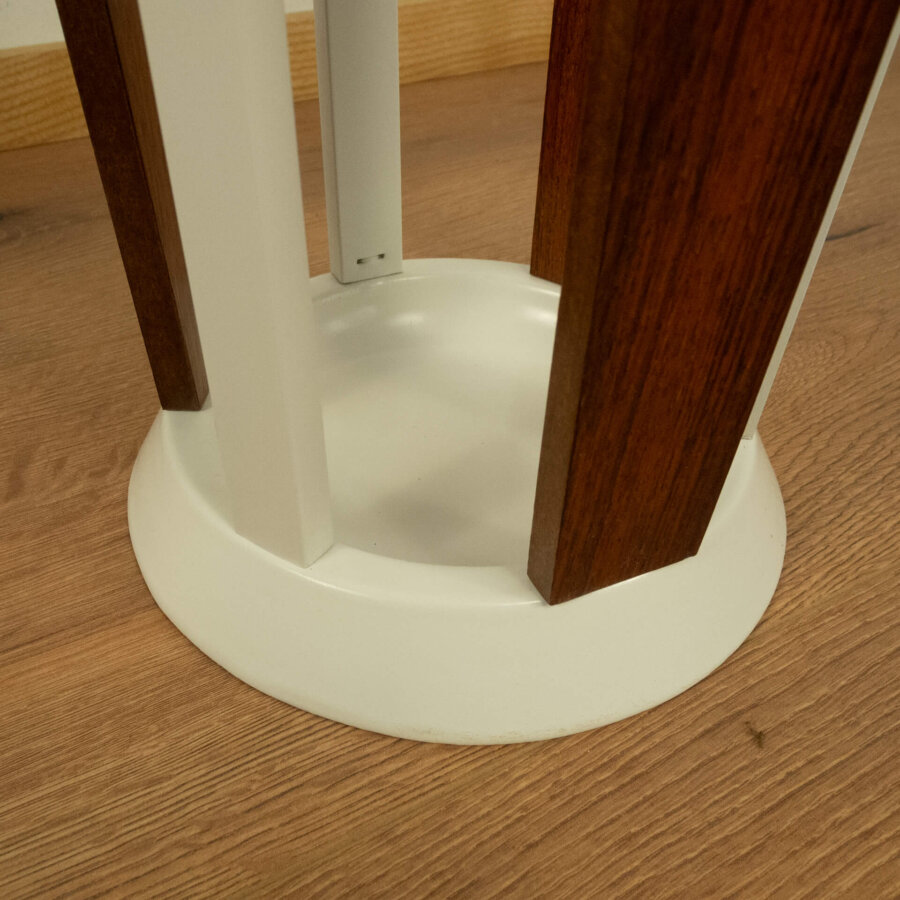 Schirmständer Teak_metall 1970er Mid-century Modern Design Style Retro Möbel