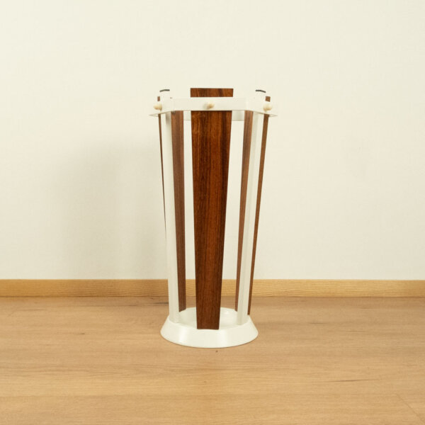 Schirmstaender Teakholz Und Metall 1960er Jahre Mid-century Modern Design Style Retro Furniture