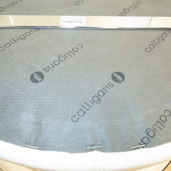 2 Calligaris Stühle Chrom und Leder 2009 Mid-century Modern Design Style Retro Möbel