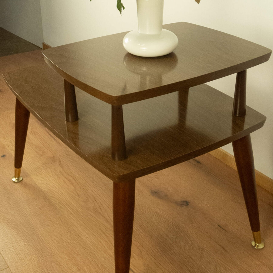 Blumenbank Mid-century Modern Design Style Retro Möbel