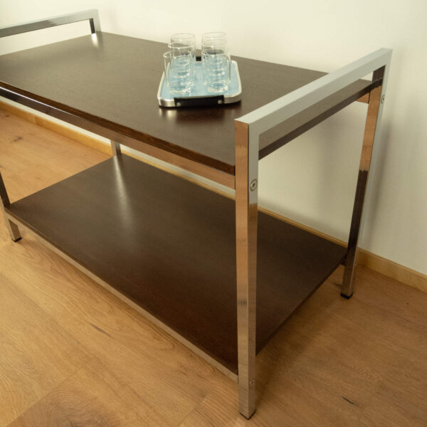 Tv Regal mit 2 Böden Mid-century Modern Design Style Retro Möbel