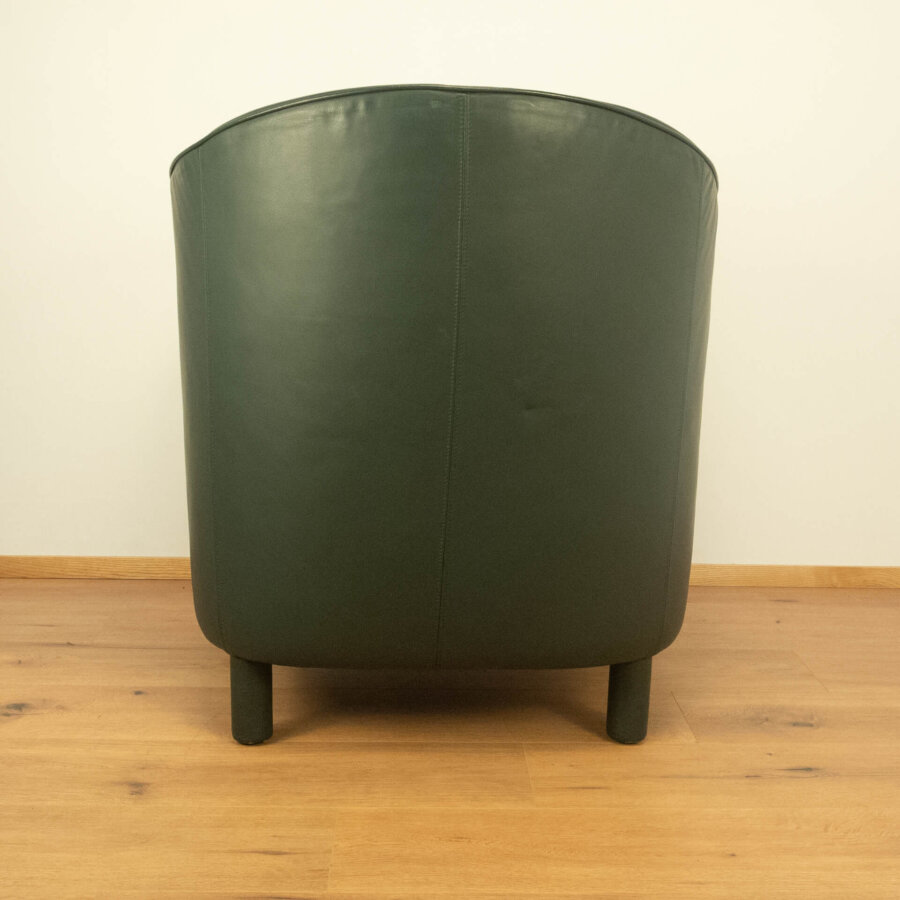 4 Loungssessel Walter Knoll Holzgestell Komplett mit Leder Bezogen Ca. 80er Jahre Mid-century Modern Design Style Retro Möbel