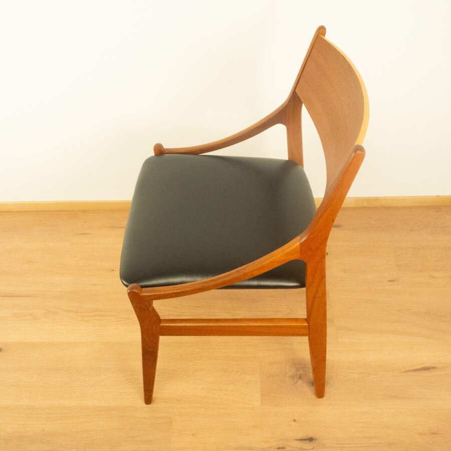 Lehnstuhl Dänisches Design von Vestervik Eriksen für Tromborg Teak 1960er Jahre Mid-century Modern Design Style Retro Möbel