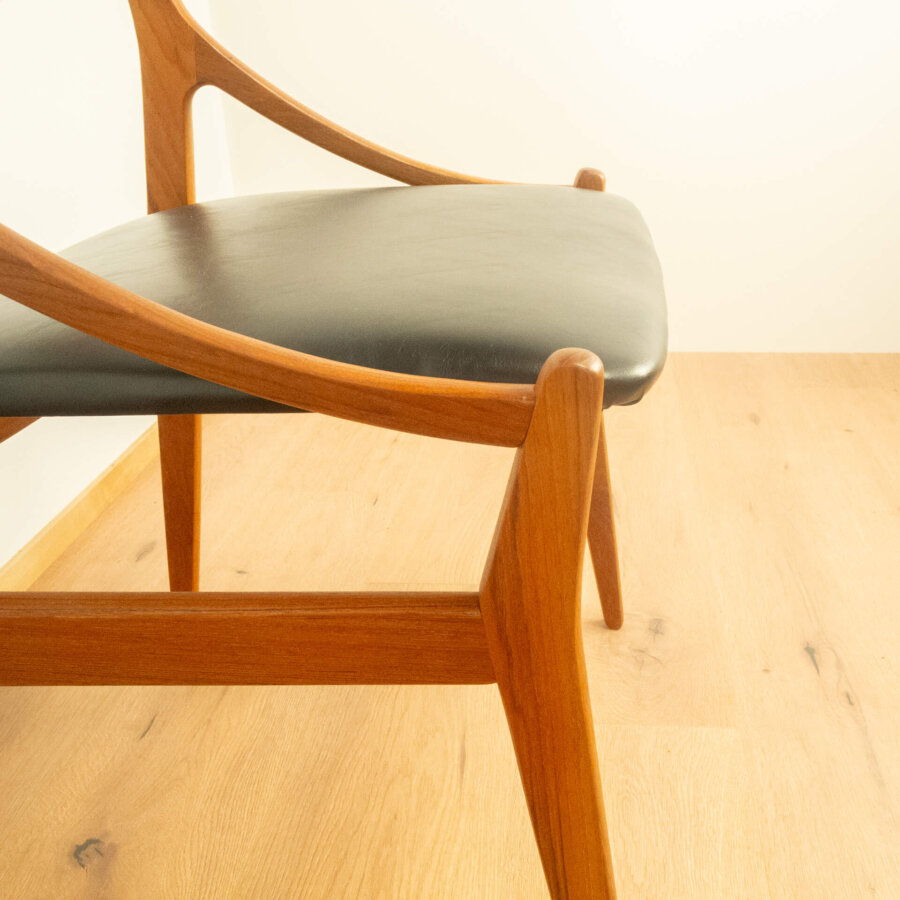Lehnstuhl Dänisches Design von Vestervik Eriksen für Tromborg Teak 1960er Jahre Mid-century Modern Design Style Retro Möbel