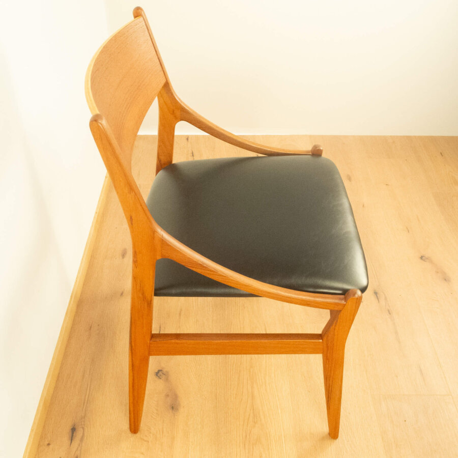 Lehnstuhl Dänisches Design von Vestervik Eriksen für Tromborg Teak 1960er Jahre Mid-century Modern Design Style Retro Möbel