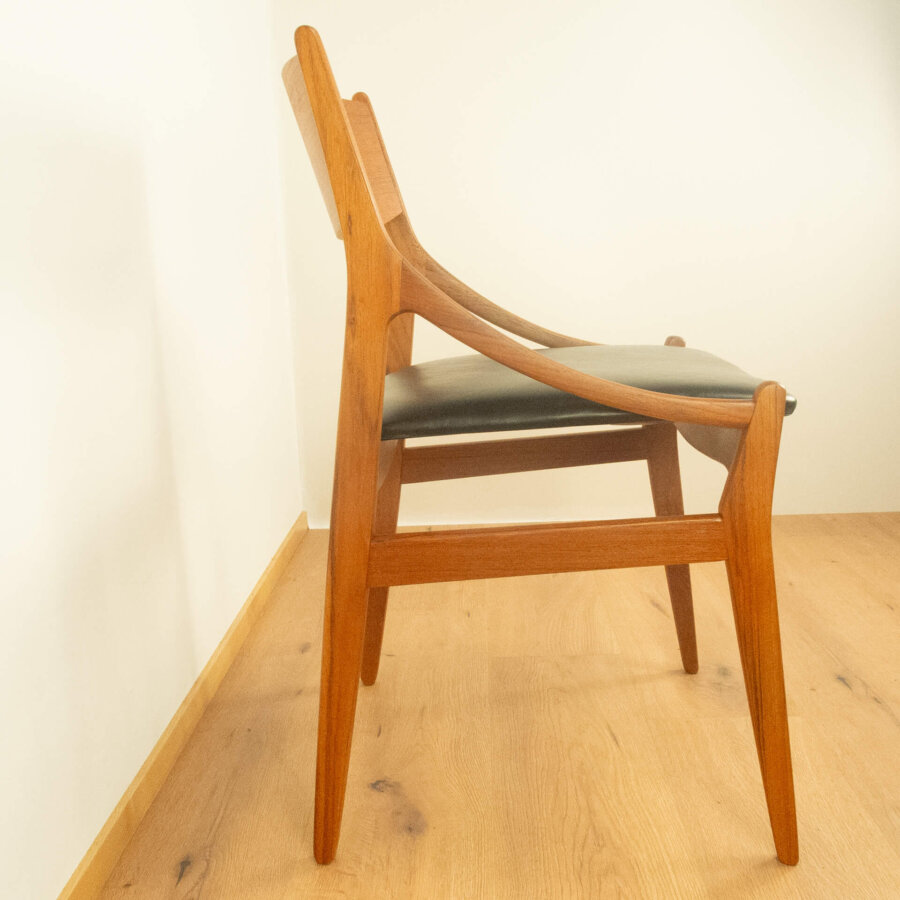 Lehnstuhl Dänisches Design von Vestervik Eriksen für Tromborg Teak 1960er Jahre Mid-century Modern Design Style Retro Möbel