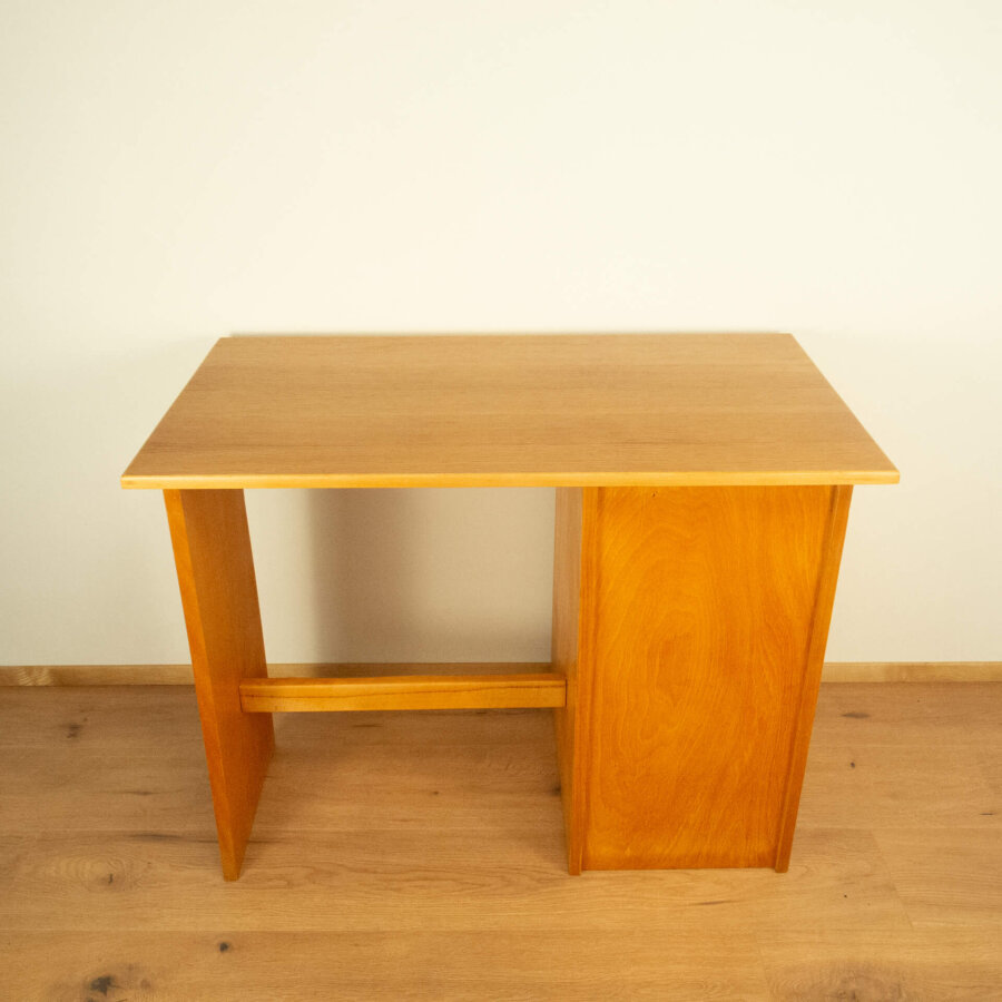 Minischreibtisch Eiche Buche 1950er Jahre Mid-century Modern Design Style Retro Möbel