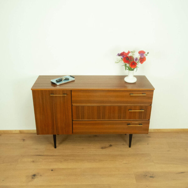 Schuhschrank Nussbaum 1960er Jahre 05 Mid-century Modern Design Style Retro Möbel