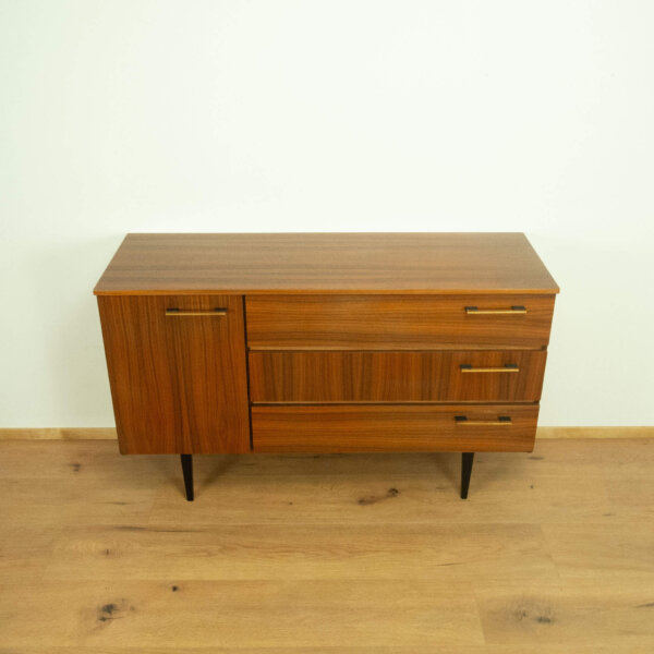 Schuhschrank Nussbaum 1960er Jahre 10 Mid-century Modern Design Style Retro Möbel