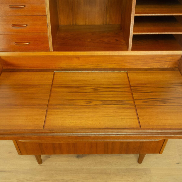 Sekretär und Schminktisch Aus Dänischer Herstellung Teak 1960er Jahre 08 Mid-century Modern Design Style Retro Möbel