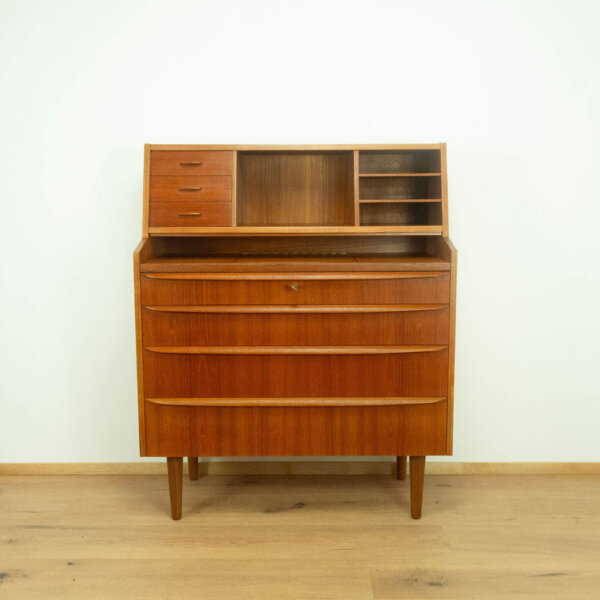 Sekretär und Schminktisch Aus Dänischer Herstellung Teak 1960er Jahre 13 Mid-century Modern Design Style Retro Möbel