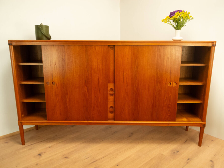 Highboard Dänisches Design von H.w. Klein für Bramin Teak 1960er Jahre Mid-century Modern Design Style Retro Möbel