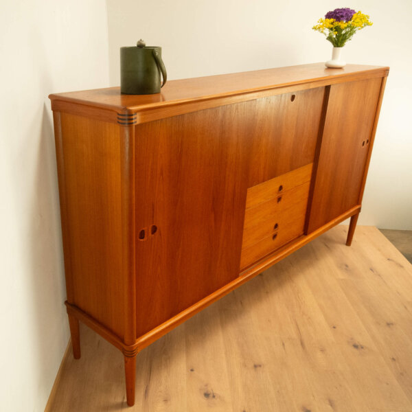 Highboard Dänisches Design von H.w. Klein für Bramin Teak 1960er Jahre Mid-century Modern Design Style Retro Möbel