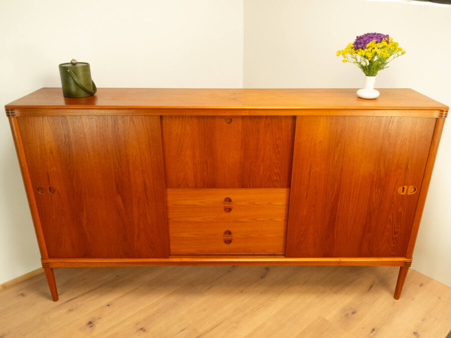 Highboard Dänisches Design von H.w. Klein für Bramin Teak 1960er Jahre Mid-century Modern Design Style Retro Möbel