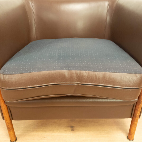 Clubgarnitur von Antonio Citterio für Moroso Braunes Leder 1980er Jahre Mid-century Modern Design Style Retro Möbel