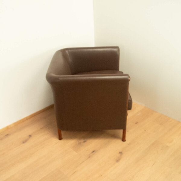 Clubgarnitur von Antonio Citterio für Moroso Braunes Leder 1980er Jahre Mid-century Modern Design Style Retro Möbel