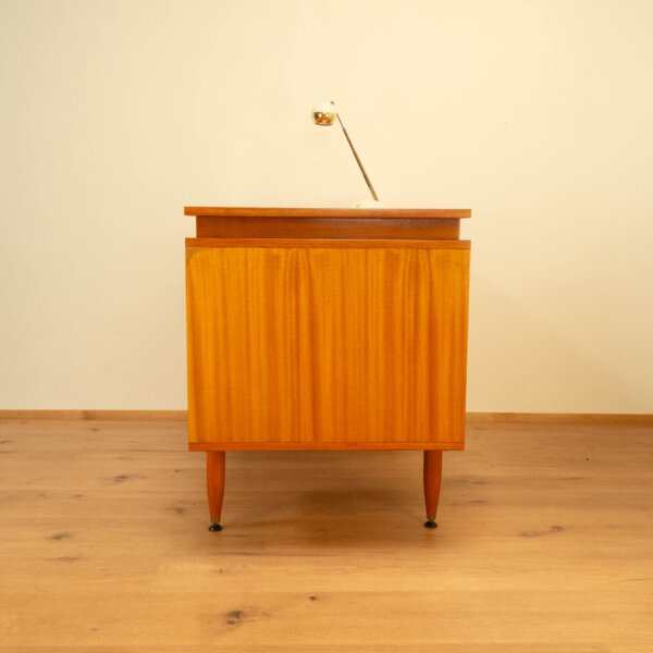 Schreibtisch von Sicame Tropenholz 1960er Jahre Mid-century Modern Design Style Retro Möbel