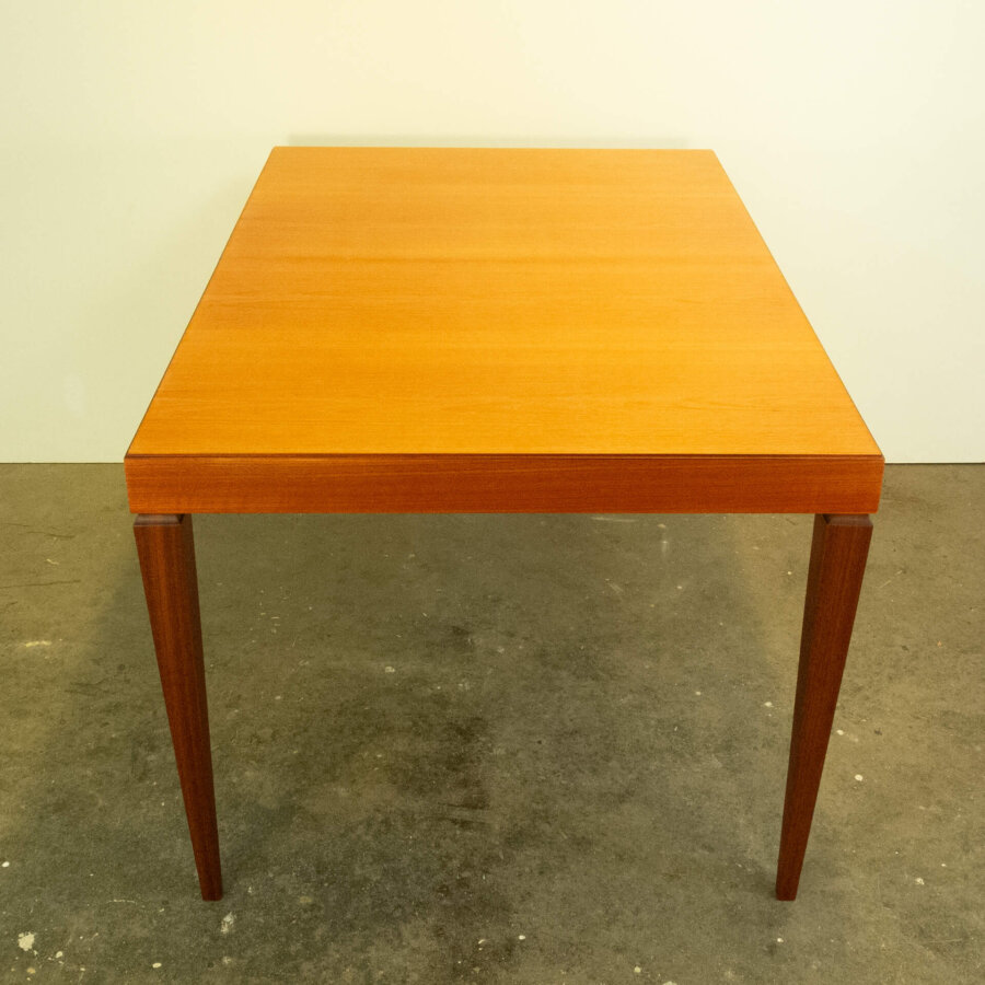 Ausziehbarer Esstisch Teak 1960er Jahre 1 Mid-century Modern Design Style Retro Möbel