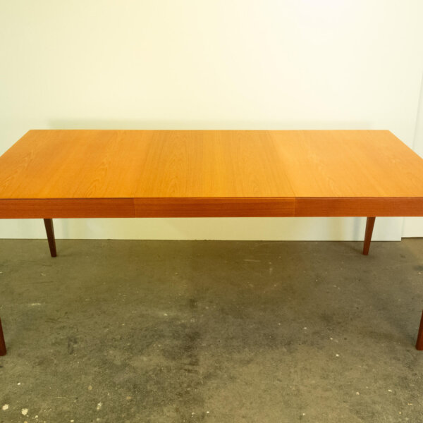 Ausziehbarer Esstisch Teak 1960er Jahre 3 Mid-century Modern Design Style Retro Möbel