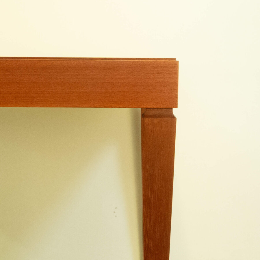 Ausziehbarer Esstisch Teak 1960er Jahre 6 Mid-century Modern Design Style Retro Möbel