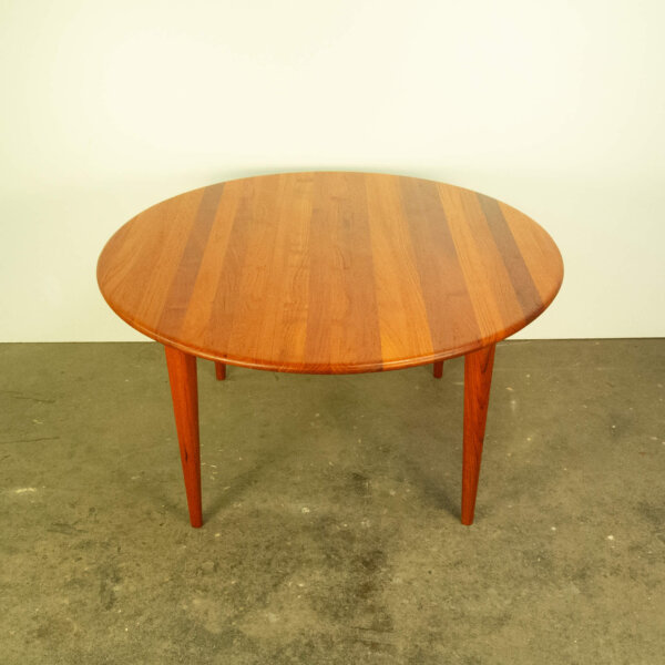 Couchtisch Massives Teakholz 1960er Jahre Mid-century Modern Design Style Retro Möbel