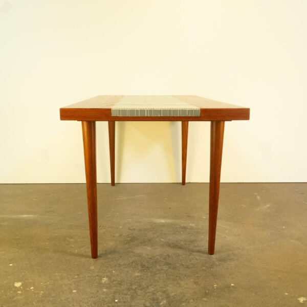 Couchtisch Teak mit Mosaik 1960er Jahre Mid-century Modern Design Style Retro Möbel