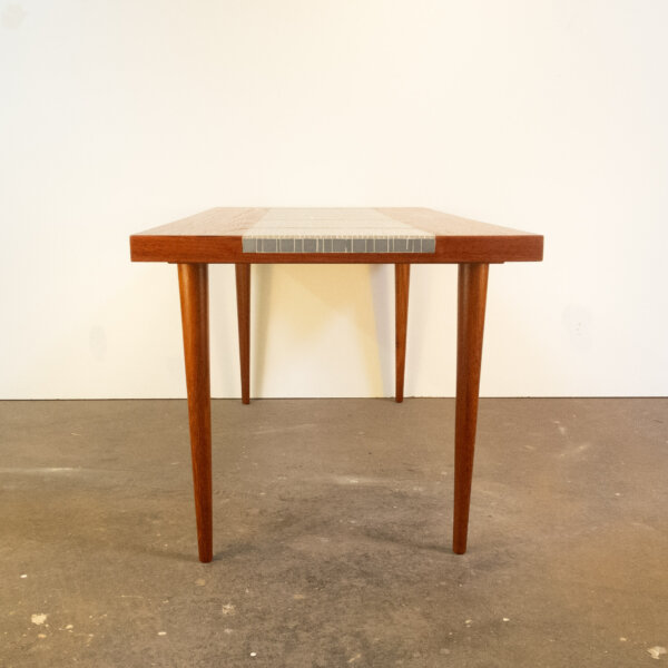 Couchtisch Teak Mit Mosaik 60er Jahre Mid-century Modern Design Style Retro Furniture