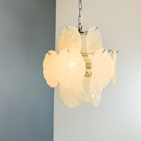 Deckenleuchte Mit Einhaengeelementen Metall Kunststoff 1960er Jahre Mid-century Modern Design Style Retro Furniture