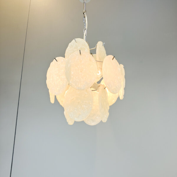 Deckenleuchte Mit Einhaengeelementen Metall Kunststoff 1960er Jahre Mid-century Modern Design Style Retro Furniture