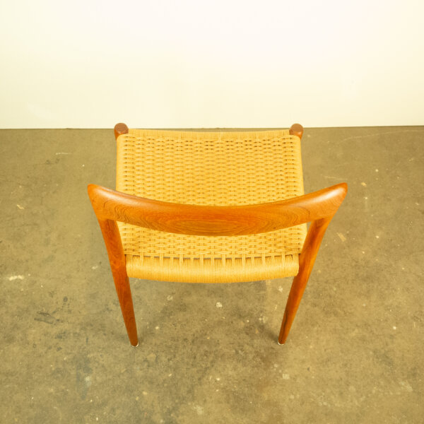 Esstischstuehle Daenisches Design Von Niels Otto Moeller Teak Und Papierkordel 1960er Jahre 04 Mid-century Modern Design Style Retro Furniture
