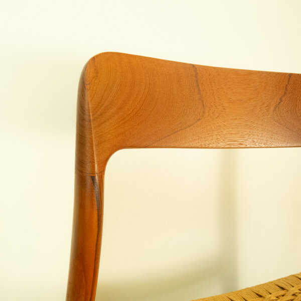 Esstischstuehle Daenisches Design Von Niels Otto Moeller Teak Und Papierkordel 1960er Jahre 11 Mid-century Modern Design Style Retro Furniture