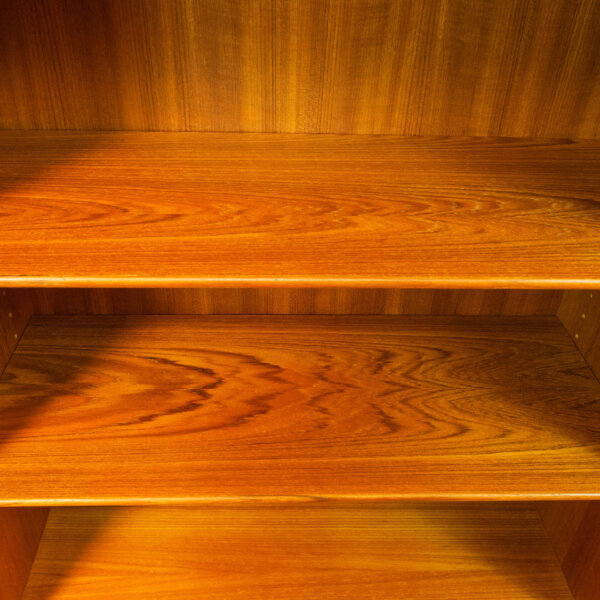 Regal Aus 2 Elementen Teak 1960er Jahre Mid-century Modern Design Style Retro Möbel