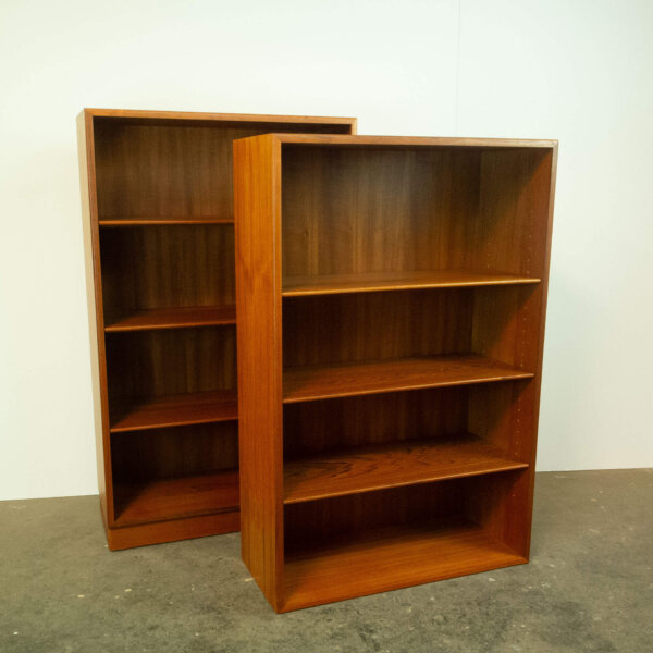 Regal Aus 2 Elementen Teak 1960er Jahre Mid-century Modern Design Style Retro Möbel