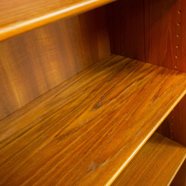 Regal Aus 2 Elementen Teak 1960er Jahre Mid-century Modern Design Style Retro Möbel