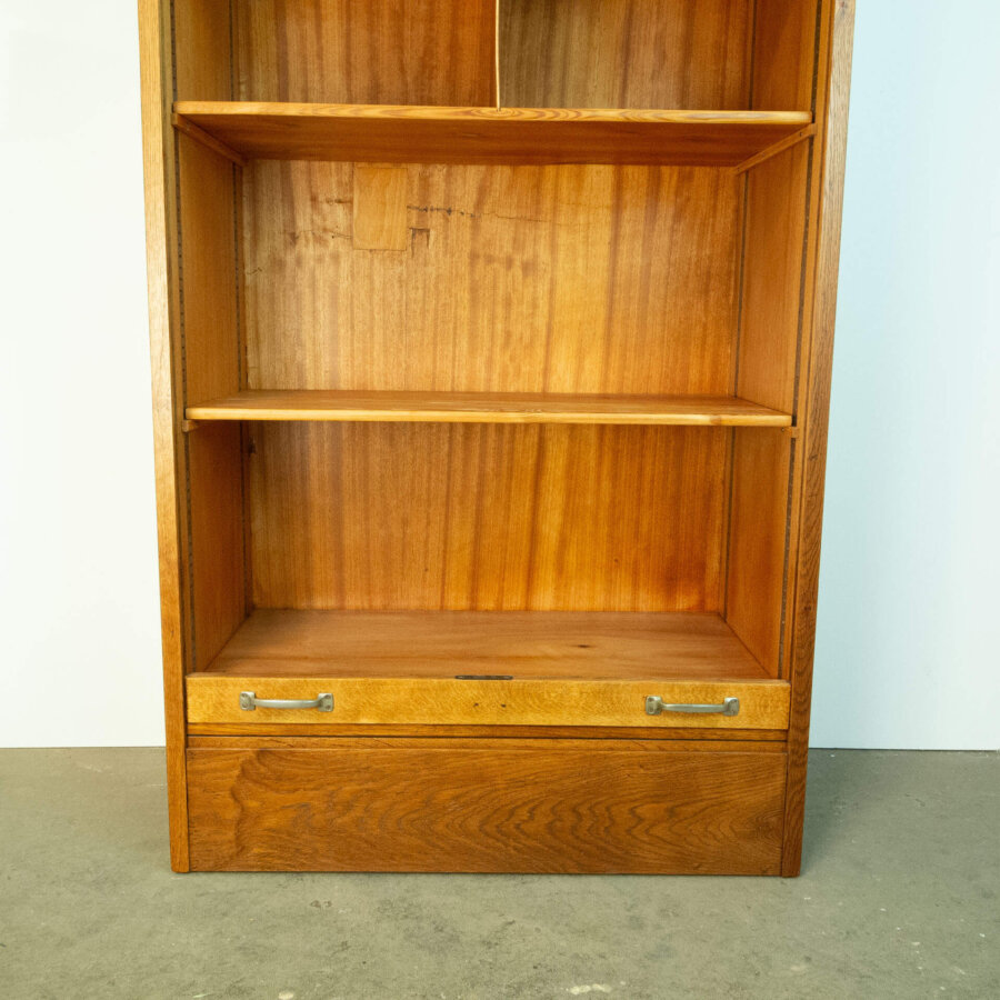 Rolladenschrank Eiche 1950er Jahre Mid-century Modern Design Style Retro Möbel