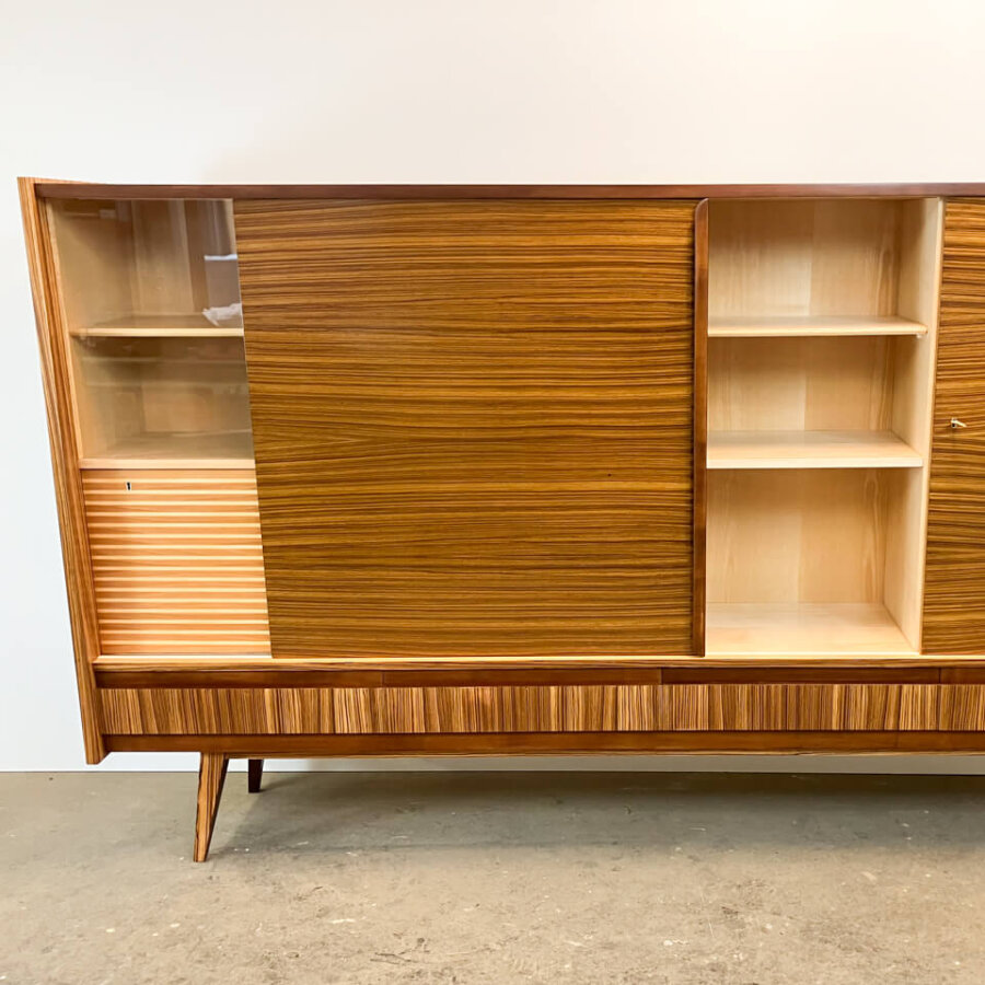 Highboard Palisander 1960 Mid-century Modern Design Style Retro Möbel
