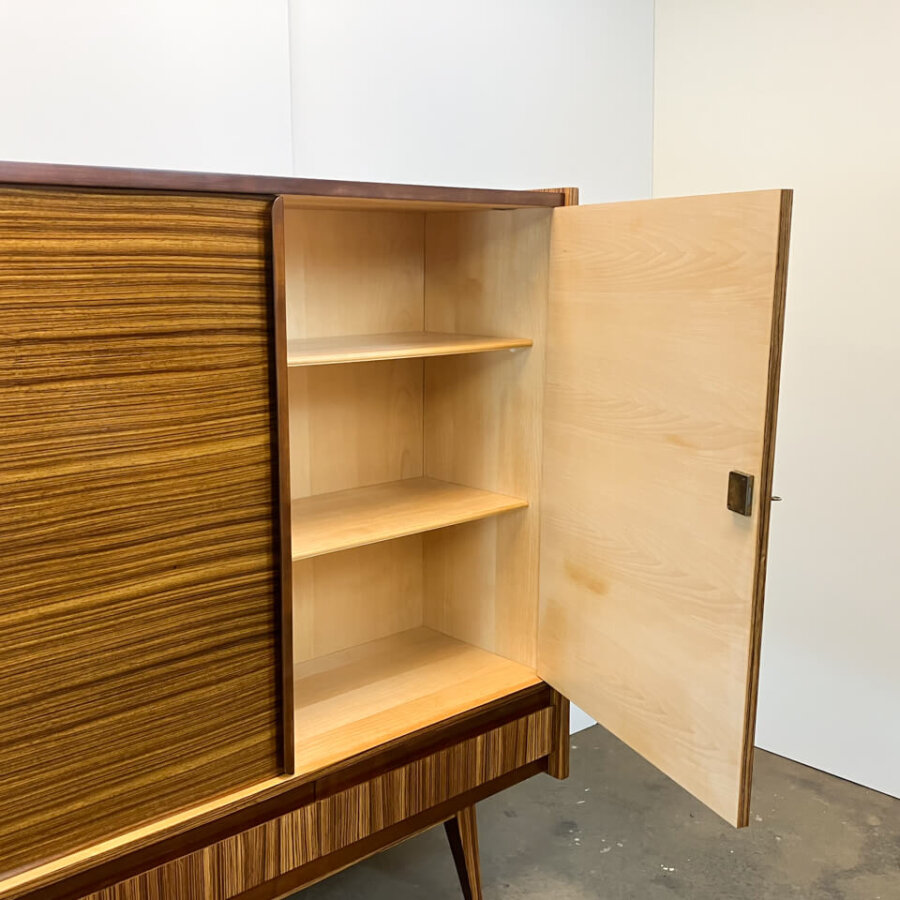 Highboard Palisander 1960 Mid-century Modern Design Style Retro Möbel