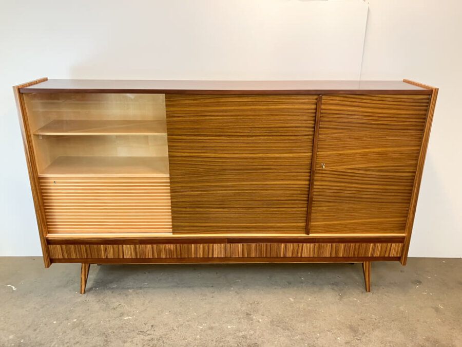 Highboard Palisander 1960 Mid-century Modern Design Style Retro Möbel