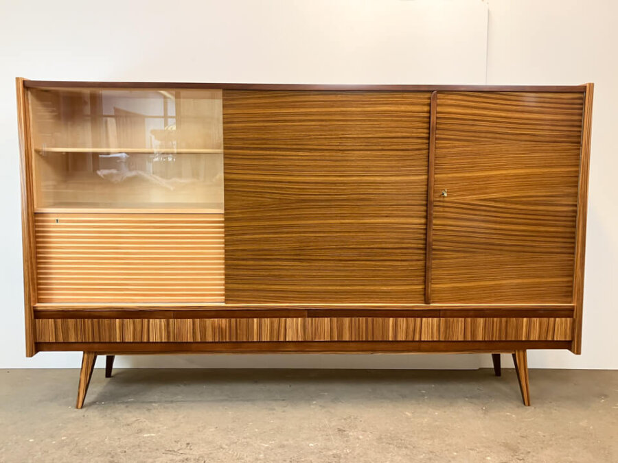 Highboard Palisander 1960 Mid-century Modern Design Style Retro Möbel