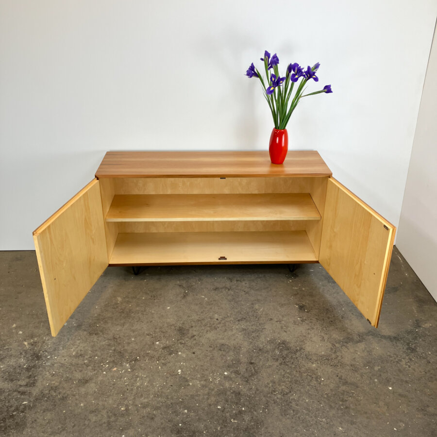 Schraenkchen Mit 2 Tueren Von TEPE Nussbaum 1960er Jahre Mid-century Modern Design Style Retro Furniture