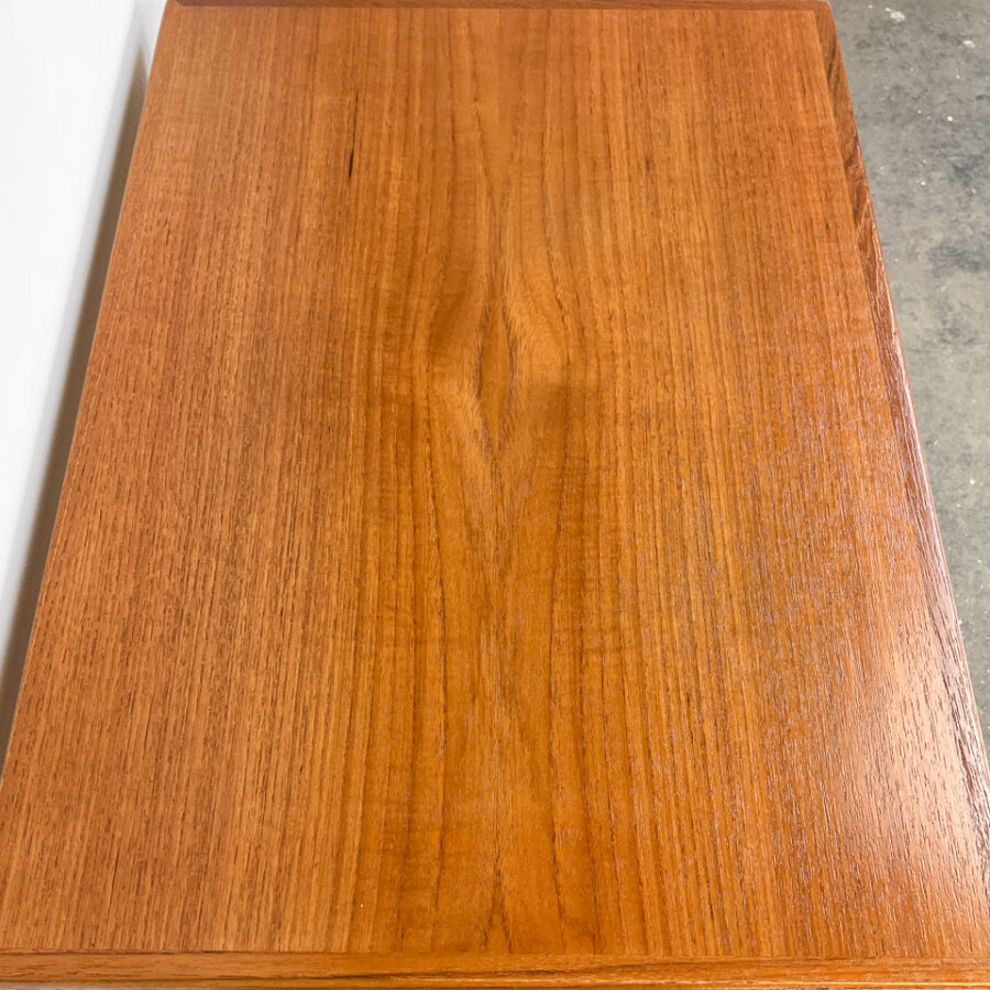 Beistelltisch Mit Ablage Aus Daenemark Teak 1960er Jahre Mid-century Modern Design Style Retro Furniture