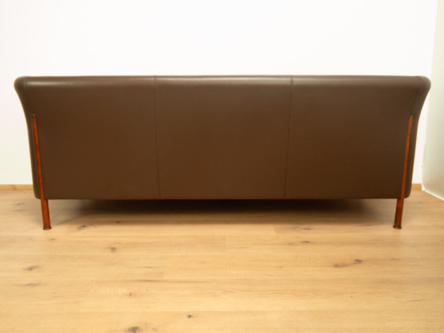 Clubgarnitur Von Antonio Citterio Fuer Moroso Braunes Leder 1980er Jahre Mid-century Modern Design Style Retro Furniture