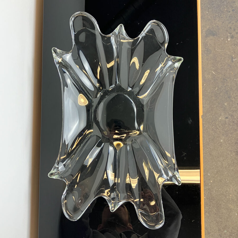 Glasschale Handgefertigt 1970er Jahre Mid-century Modern Design Style Retro Furniture