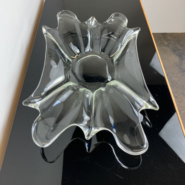 Glasschale Handgefertigt 1970er Jahre Mid-century Modern Design Style Retro Furniture