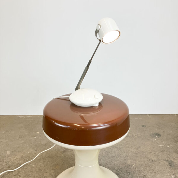 Teleskop Tischleuchte Eichhoff Werke Gmbh Kunststoff Mit Metall 1970er Jahre Mid-century Modern Design Style Retro Furniture
