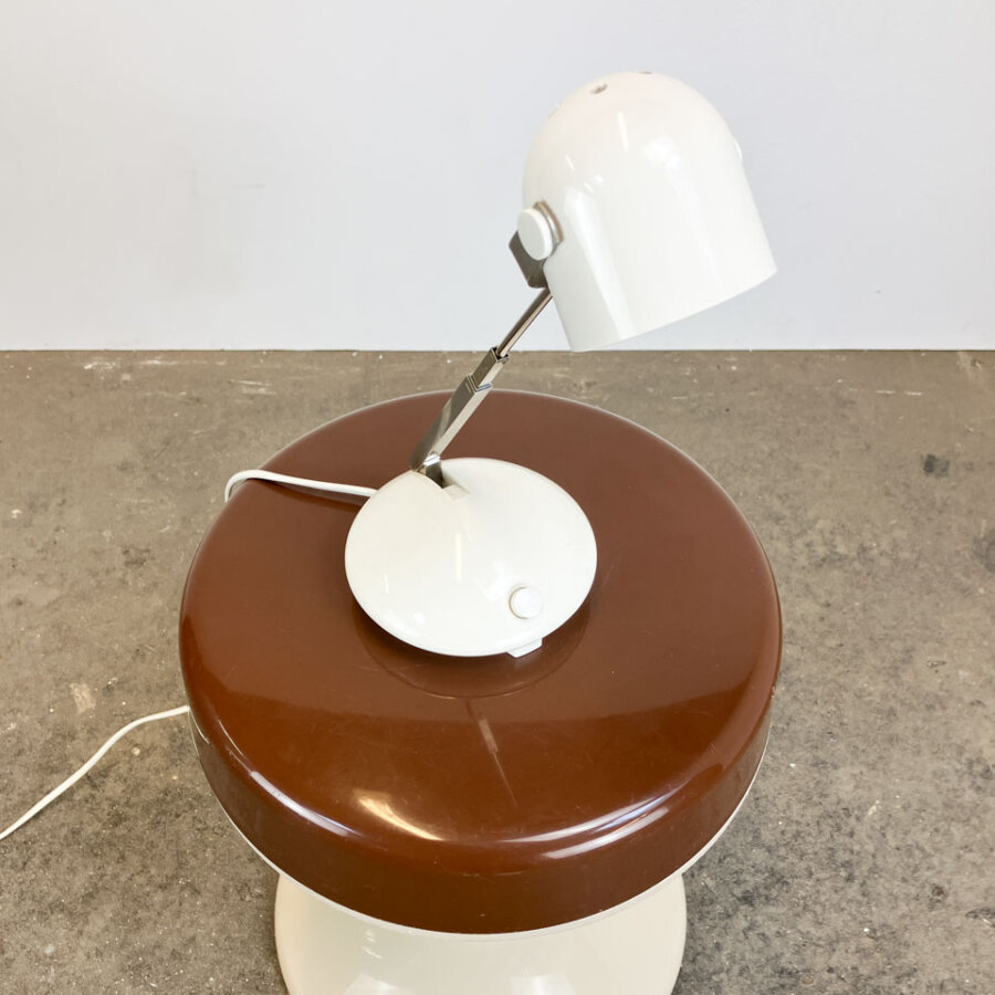 Teleskop Tischleuchte Eichhoff Werke Gmbh Kunststoff Mit Metall 1970er Jahre Mid-century Modern Design Style Retro Furniture