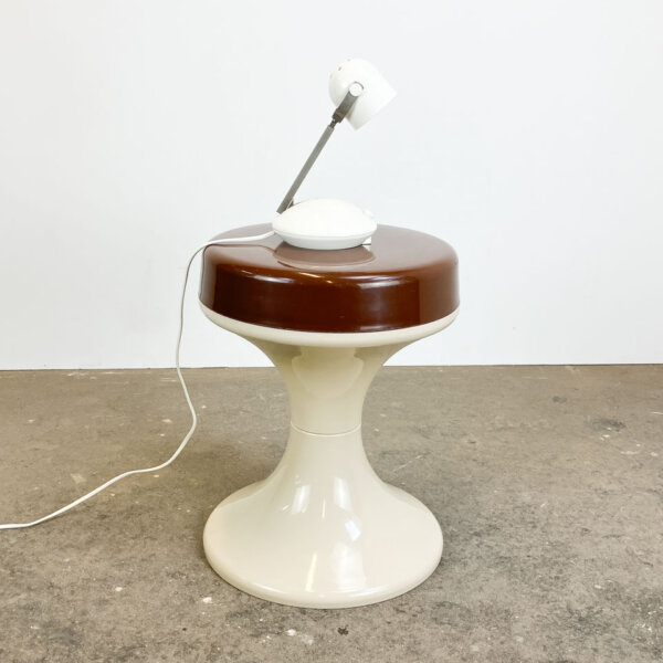 Teleskop Tischleuchte Eichhoff Werke Gmbh Kunststoff Mit Metall 1970er Jahre Mid-century Modern Design Style Retro Furniture